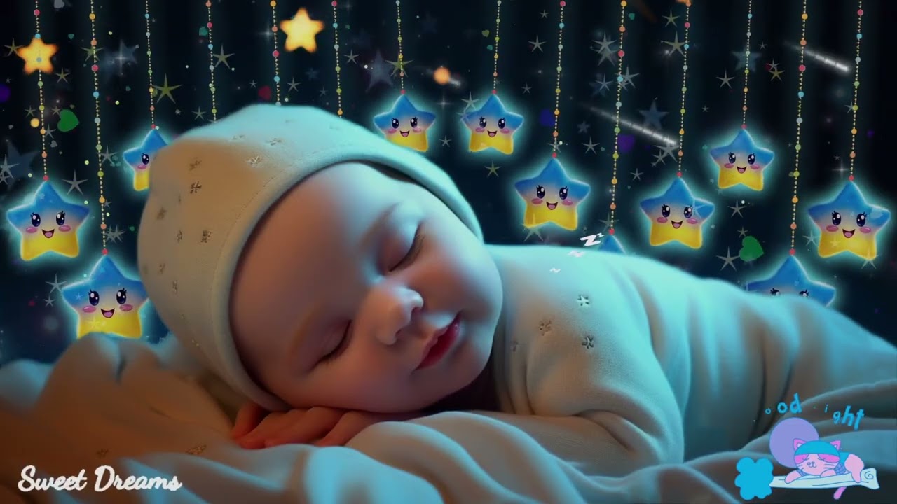 Sleep Instantly 🌙 Baby Sleep Music | Mozart & Brahms Lullabies for Peaceful Nights 💤