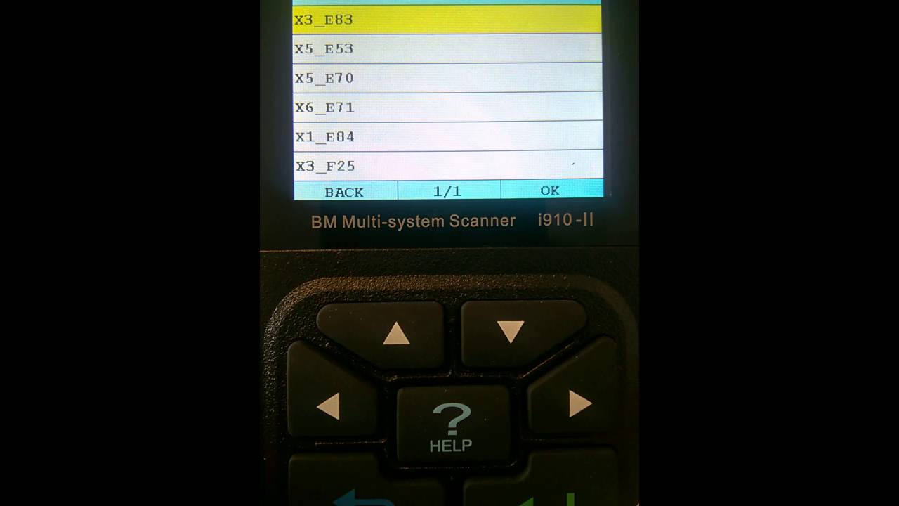 Ruční skener iCarsoft BMW i910 II