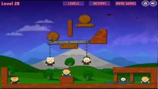 Online Games - Vampire Physics Walkthrough Video (Levels 26-31)