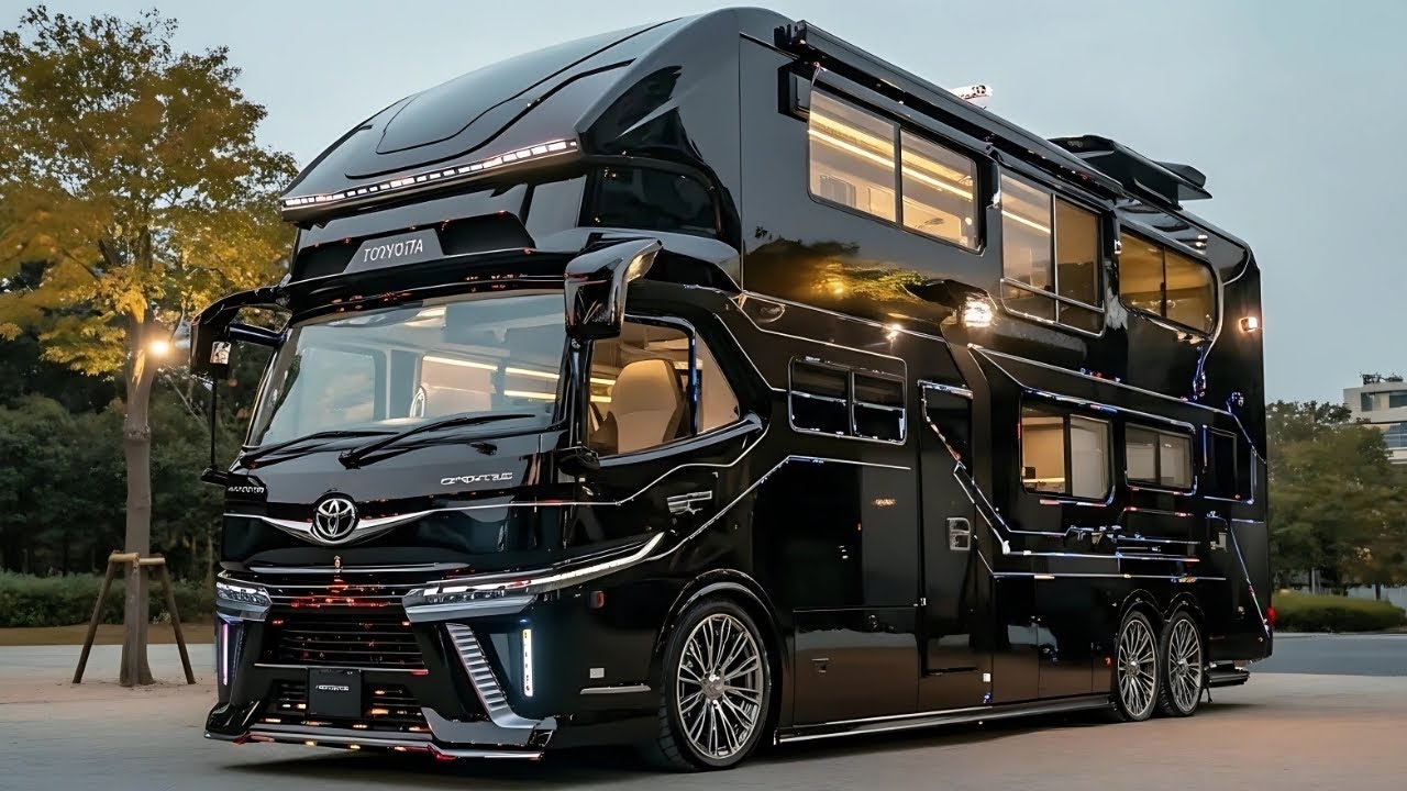 INSIDE the 2026 Toyota Double Decker Camper – A $200K Luxury Tower on ...