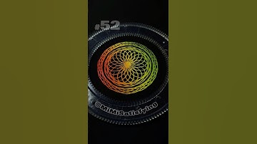 How many circles? 💈 Magic patterns Part 52 #shorts #spirograph #satisfying #asmr