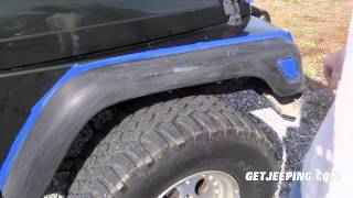 How To: Paint Fender Flares on a 1997  2006 Jeep Wrangler TJ  GetJeeping