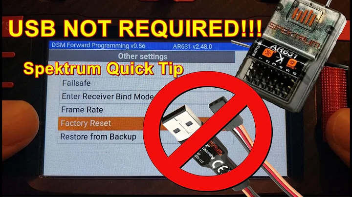 Spektrum Forward Programming - Easier BNF Receiver Unlocking!