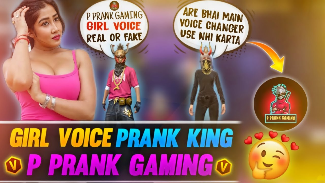 @PPrankGaming Girl Voice Prank 😳 Gone Funny 🤣 - Garena Free Fire - YouTube