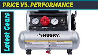 Husky 1 Gal Silent Air Compressor Quiet Powerhouse