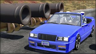 High Speed Crashes #5 - Cannons - BeamNG.Drive Crashes