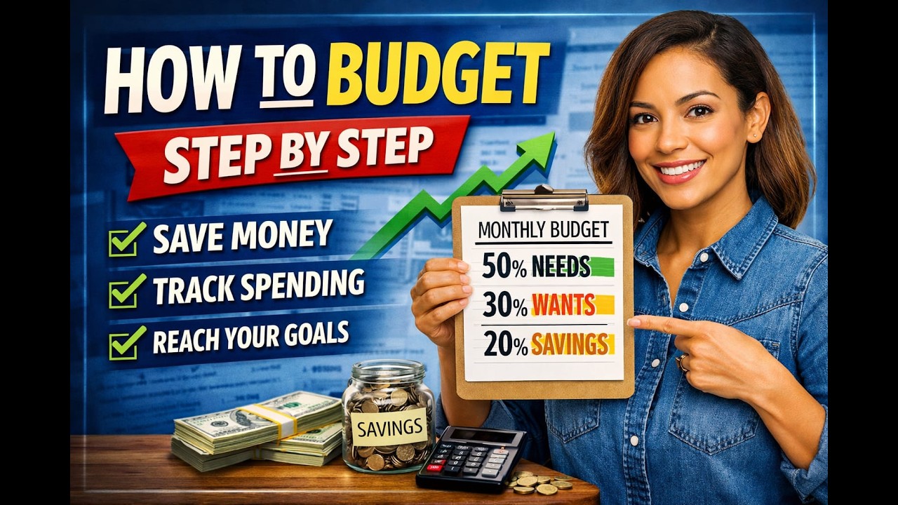 How to Create a Monthly Budget That Actually Works Simple Step by Step Guide
