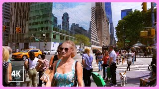 NEW YORK Walking tour - Midtown Manhattan Walk, 4K video NYC