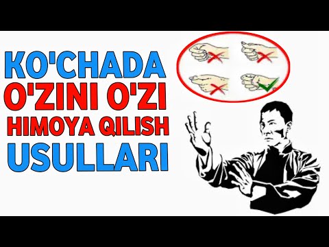 KO'CHADA O'ZINI O'ZI HIMAYA QILISH USULLARI | КУЧАДА УЗИНИ УЗИ ХИМОЙА КИЛИШ УСУЛЛАРИ