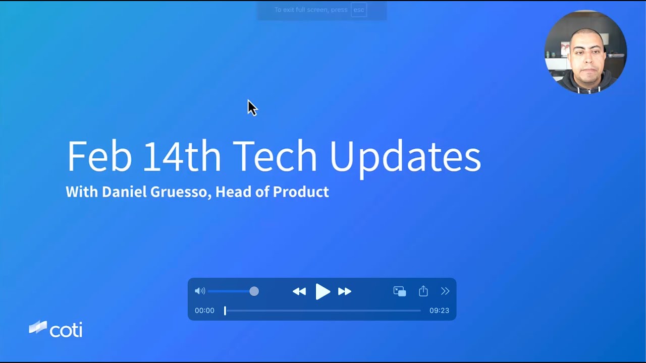 COTI Tech Updates | The Road to Mainnet Feb 14