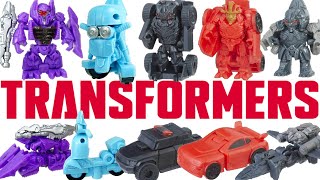Transformers The Last Knight Tiny Turbo Changers Collection Beserker Shockwave Megatron One Step