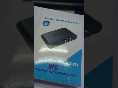Аудио приемник Bluetooth NFC адаптер 5.3 стерео ресивер B21, видео 1