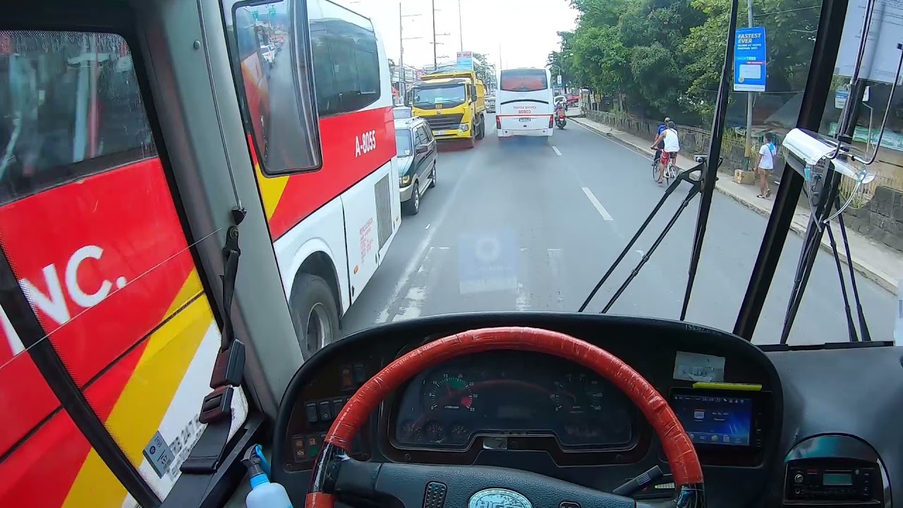 HIGER Point Of View camera angle. Route Calamba to FPIP (First Philippine Industrial Park)