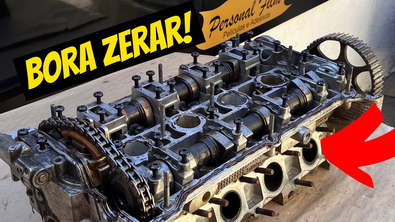 DESMONTANDO O CABEÇOTE 20v DO AUDI DE R$800,00 PRA ANALISAR!!! AUDI A3 1.8 20v ASPIRADO!!! Parte:2