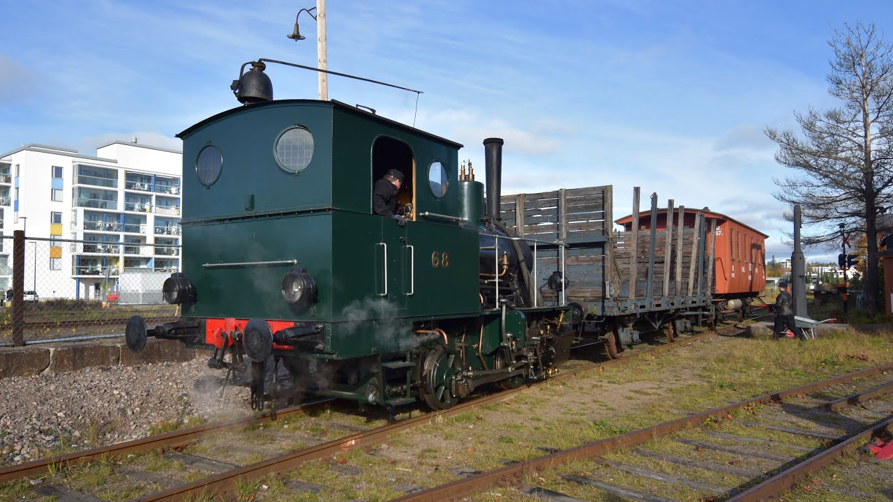 Höyryveturi Vk4 Leena vaihtotöissä Hyvinkäällä 15.10.2020