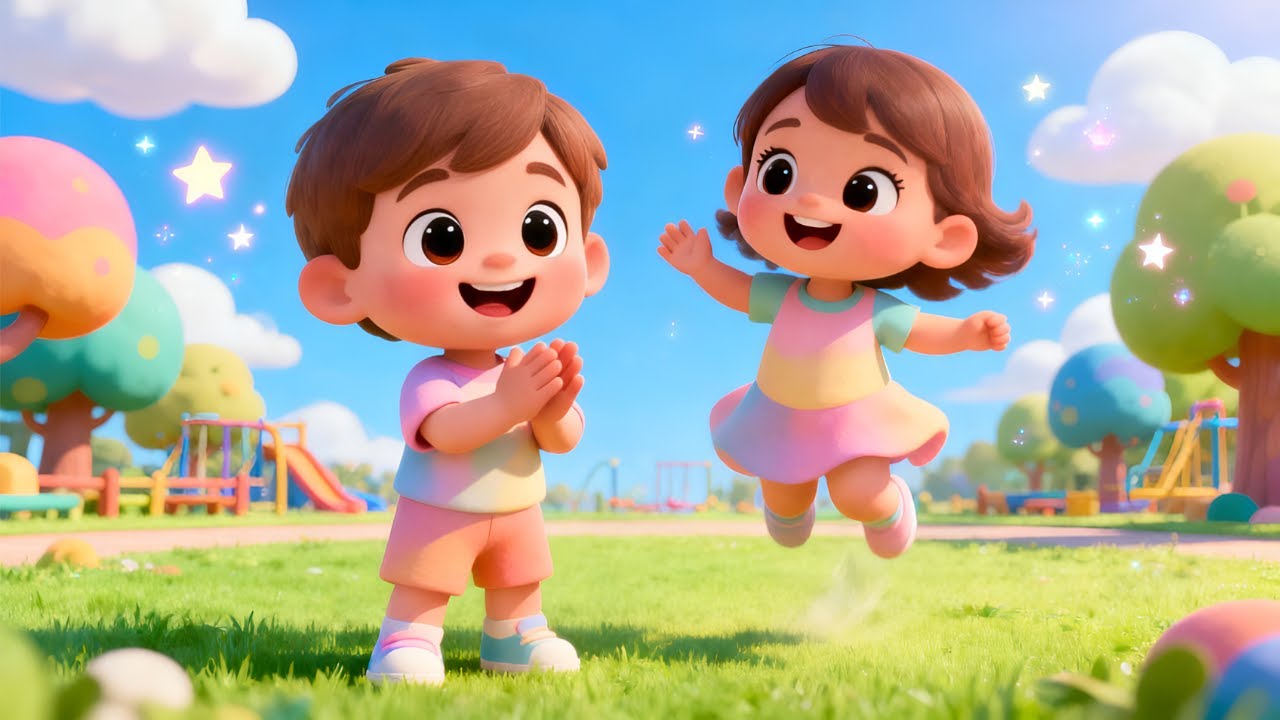 Clap Clap Jump Jump | Action Song for Kids | Nursery Rhymes & Baby Songs | 3D Cartoon