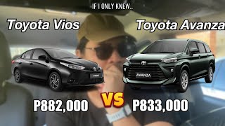 WATCH THIS before you DECIDE! | Toyota Vios vs. Toyota Avanza