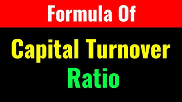 Formula Of Capital Turnover Ratio-Class Series