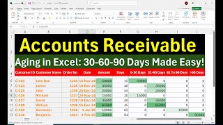 Master Accounts Receivable in Excel: 30, 60, 90 Days Aging Guide!