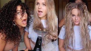 CAN YOU MAKE STRAIGHT HAIR CURLY? - YouTube