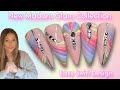  super easy rainbow swirl nail art  pastel nails  spring summer bling  miss jos  madam glam