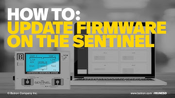 How to install a firmware update on the Sentinel