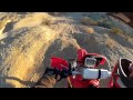 Riding the xr650r up the mine trail in Joshua Tree, Ca
