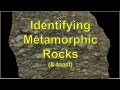 Metamorphic Rocks (& toast)