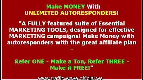 TRAFFIC WAVE  AUTORESPONDERS  EARN  MONEY WITH THIS MLM