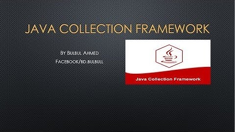 01 Introduction to Java Collection Framework  Bangla Tutorial