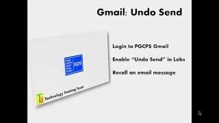 Gmail Undo Send