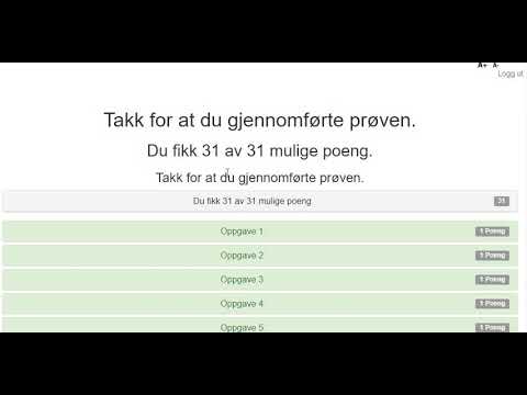 Video: Hva er en oppgaveprøve?