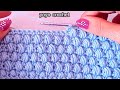 كروشية غرزة الباف بشكل جديد !! انها سهلة وجميلة وتصلح للشنط - Crochet puff stitch, new design