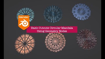 LIVENODING / Basic Circular Mandala Art Using Geometry Nodes