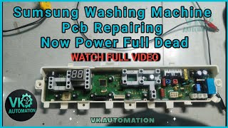 Sumsung Washing Machine Pcb \/ No Display No Power Full Dead