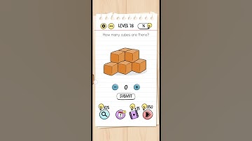 How many cubes are there? | Brain Test