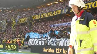 Här Brinner Mff-Banderollen Aik - Malmö Ff 0-0