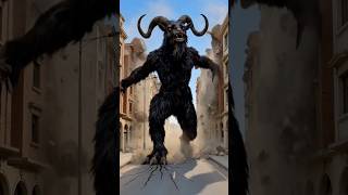 Scary Demon Monster Attack 😨 | City Destruction Scene #monster #creepy #demonslayer #action #shorts
