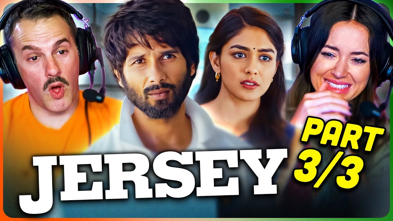 JERSEY (2022) Movie Reaction Part 3/3! | Shahid Kapoor | Mrunal Thakur | Prit Kamani