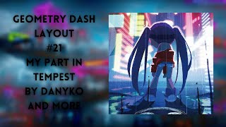 Geometry Dash // [GAMEPLAY] M3rKD reworked (By me) part in Tempest by Danyko screenshot 5