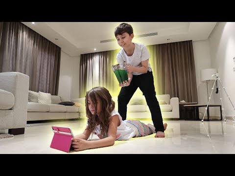 مقلب السلايم في أخته