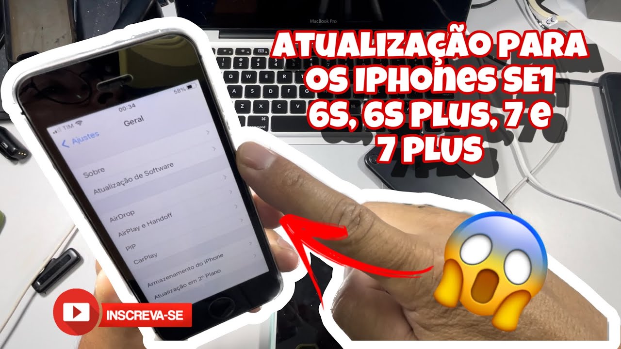 COMO ATUALIZAR O IPHONE 6S, 6S PLUS, 7, 7 PLUS E SE 2016? - ATUALIZAÇÃO ...