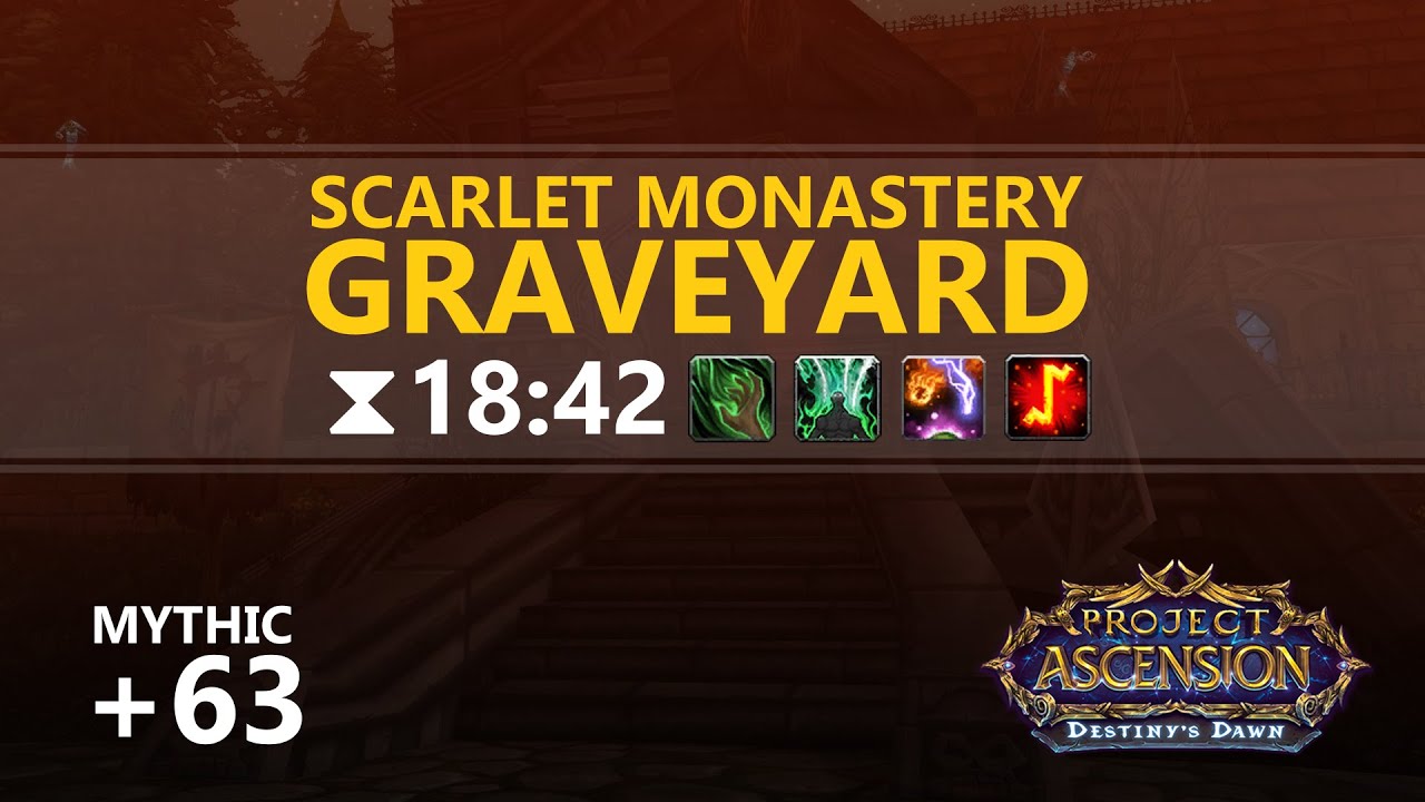 Ascension Season 9 Mythic +63 Graveyard - 18:42 - Tank & Healer PoV ...