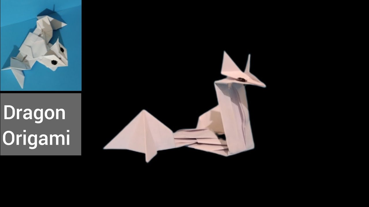 how to make a paper origami dragon easy to make origami dragon YouTube