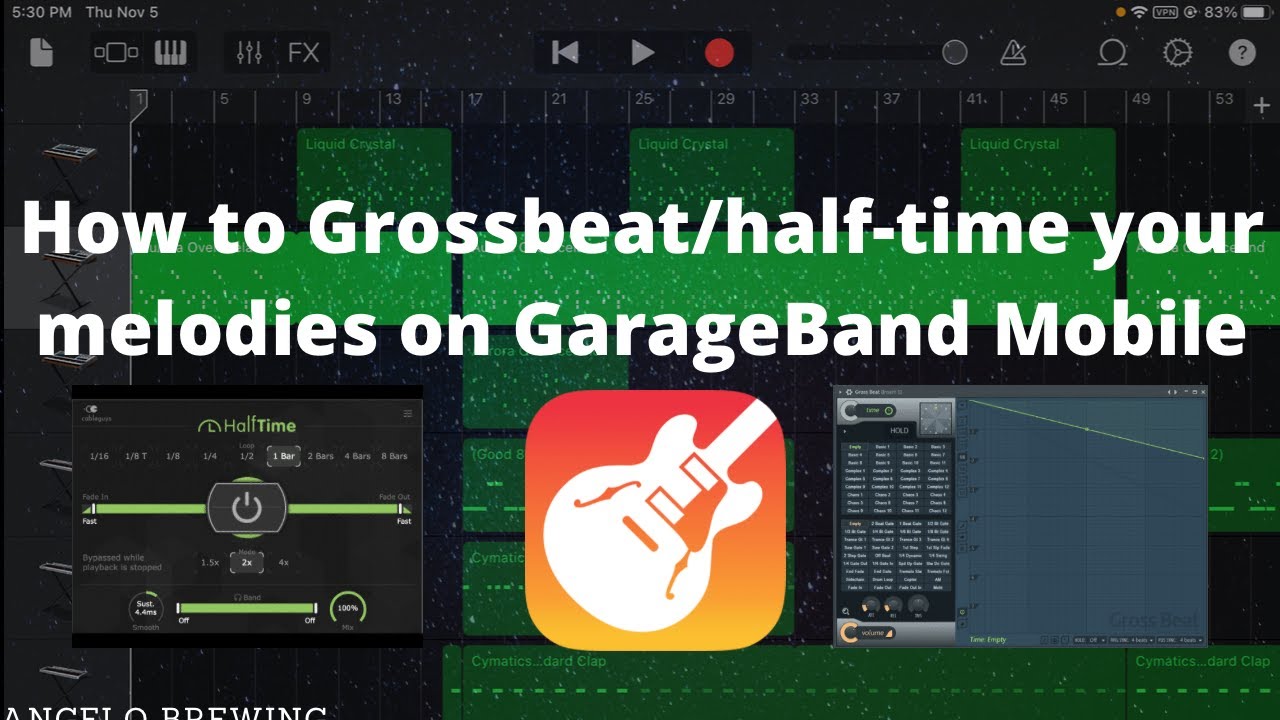 HOW TO GROSS BEAT/HALF-TIME MELODIES ON 