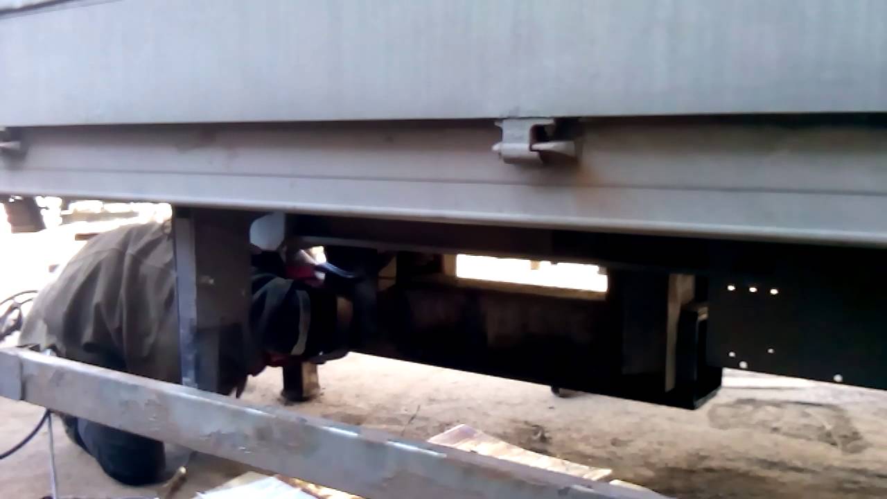 Как вытянуть дышло на прицепе. - YouTube