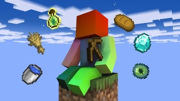 crafting and BUILDING one block challenge part 3