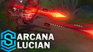 Arcana Lucian Skin Spotlight Pre Release League Of Legends Youtube