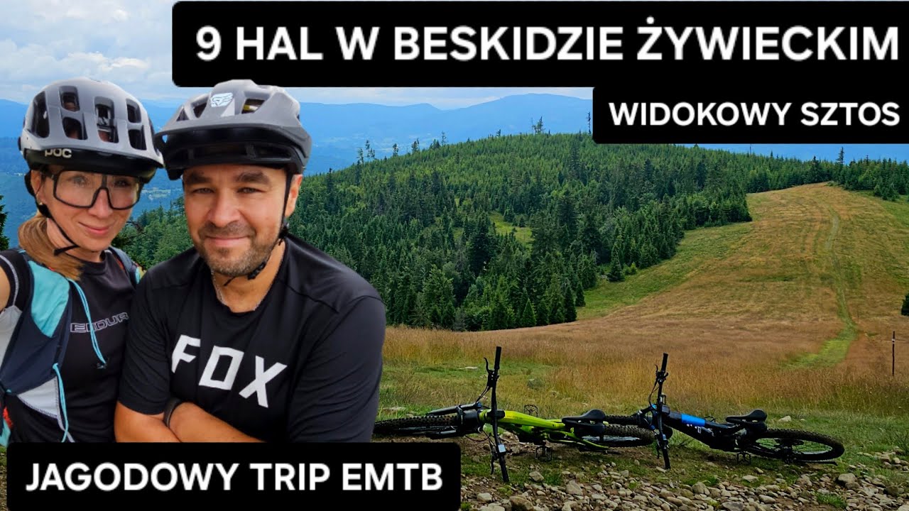 9 hal Beskid Żywiecki Boracza Rysianka Lipowska trip emtb rower elektryczny góry trasa szlak ebike