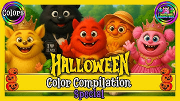 Halloween Color Compilation | Focused Practice | Magic Mini Monsters #magicminimonsters